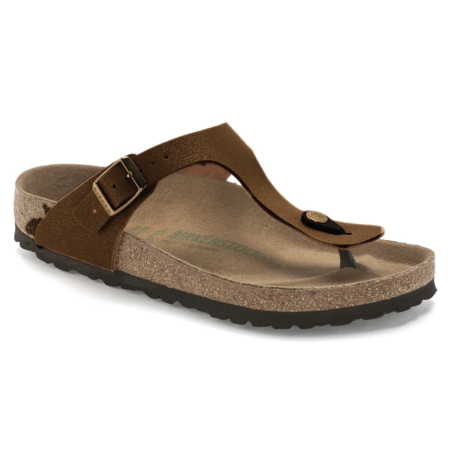BIRKENSTOCK Autumn Chestnut Artisan Fit Leather Flip-Flop Sandals