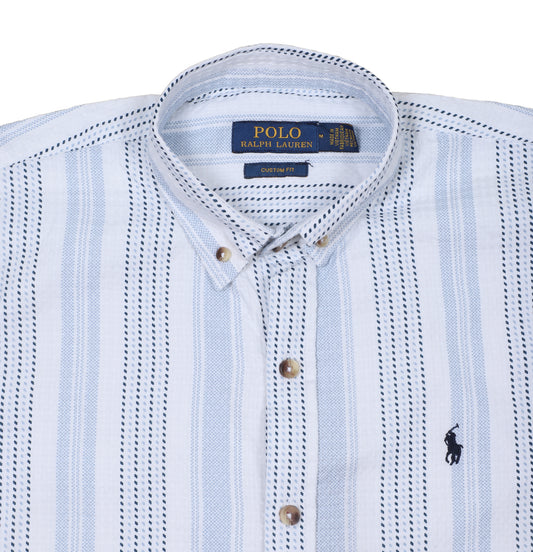 POLO RALPH LAUREN Tranquil Sky Tailored Fit Long Sleeve Button-Down Shirt