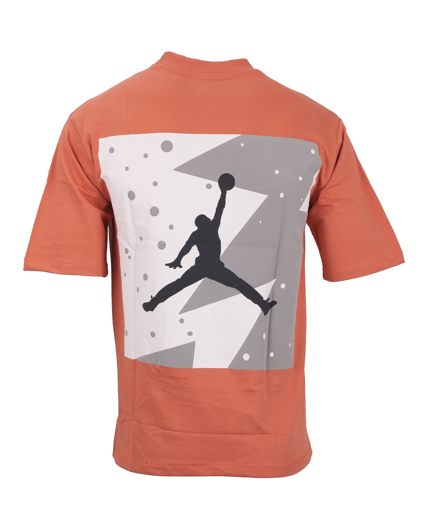JORDAN Rust Orange Jumpman Graphic Pocket Short Sleeve T-Shirt