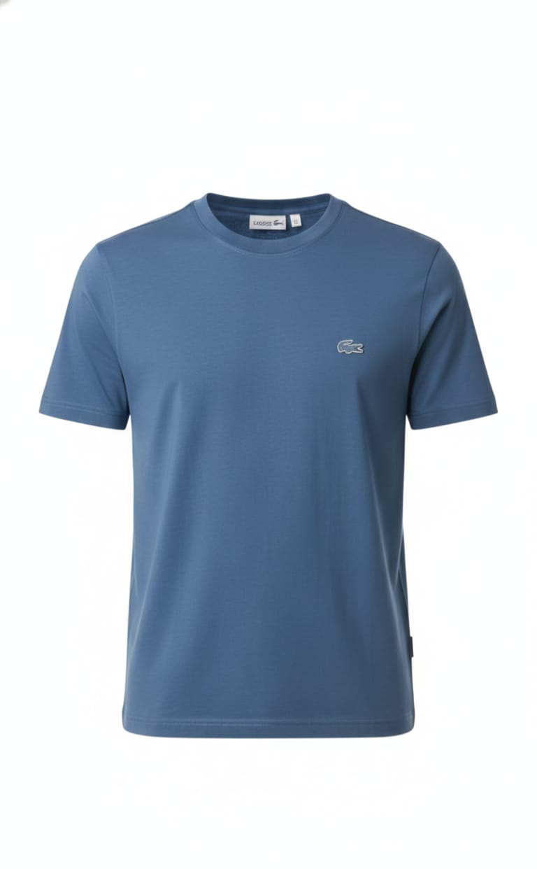LACOSTE Serene Oceanic Classic Fit Short Sleeve Cotton T-Shirt