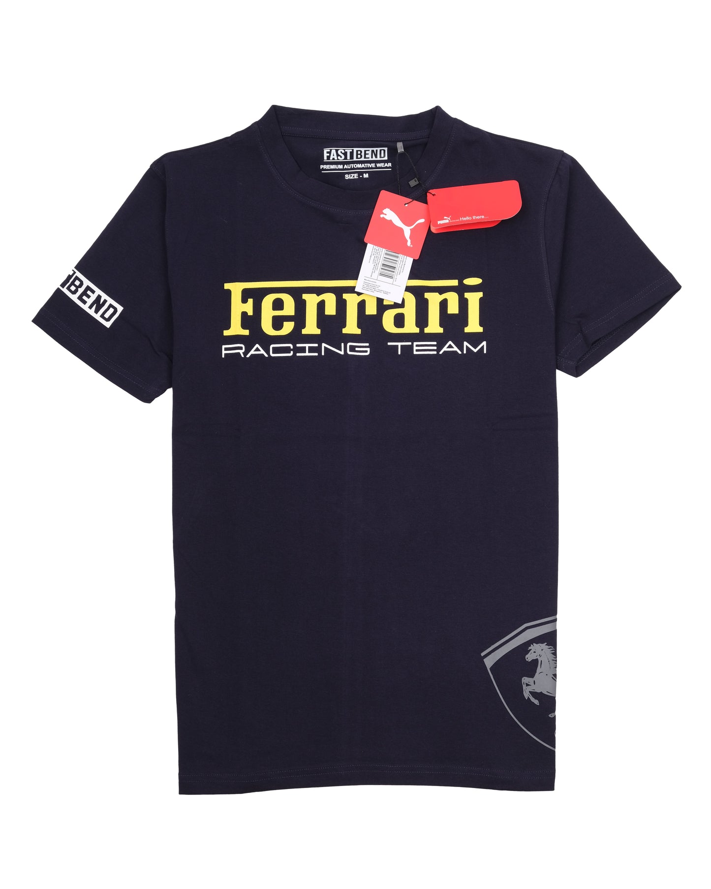 PUMA Deep Sea Navy Slim Fit Crewneck Tee