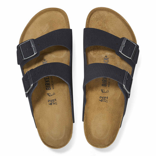 BIRKENSTOCK Twilight Charcoal Luxe Soft Footbed Sandals