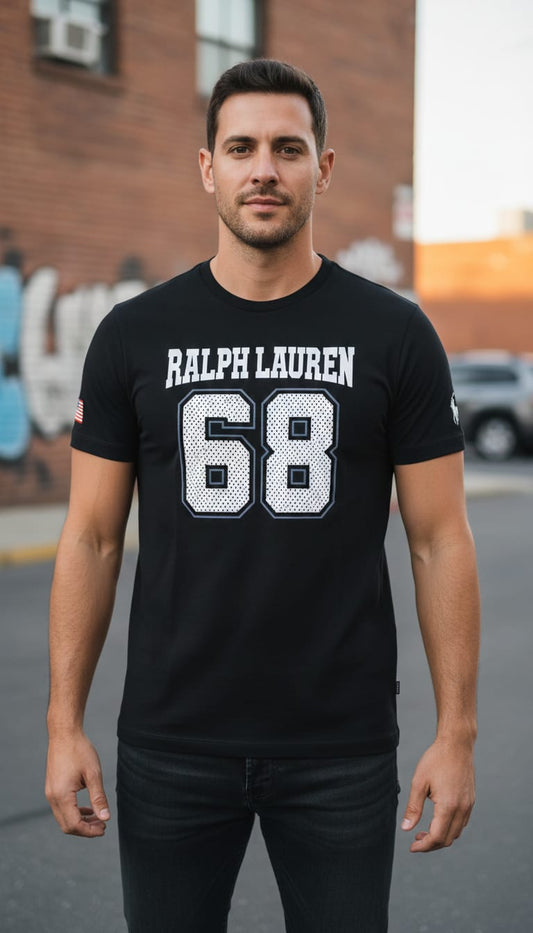 RALPH LAUREN Twilight Onyx Slim Fit Short Sleeve T-Shirt