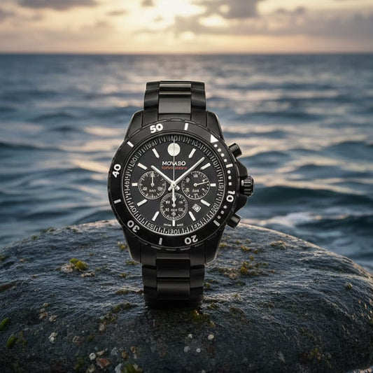 MOVADO Obsidian Shadow Chronograph Dive Watch (IMPORTED)