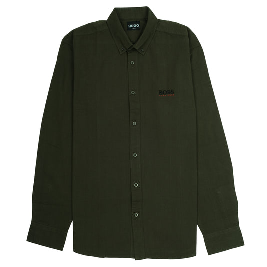 HUGO BOSS Verdant Grove Tailored Fit Long Sleeve Button-Up Shirt
