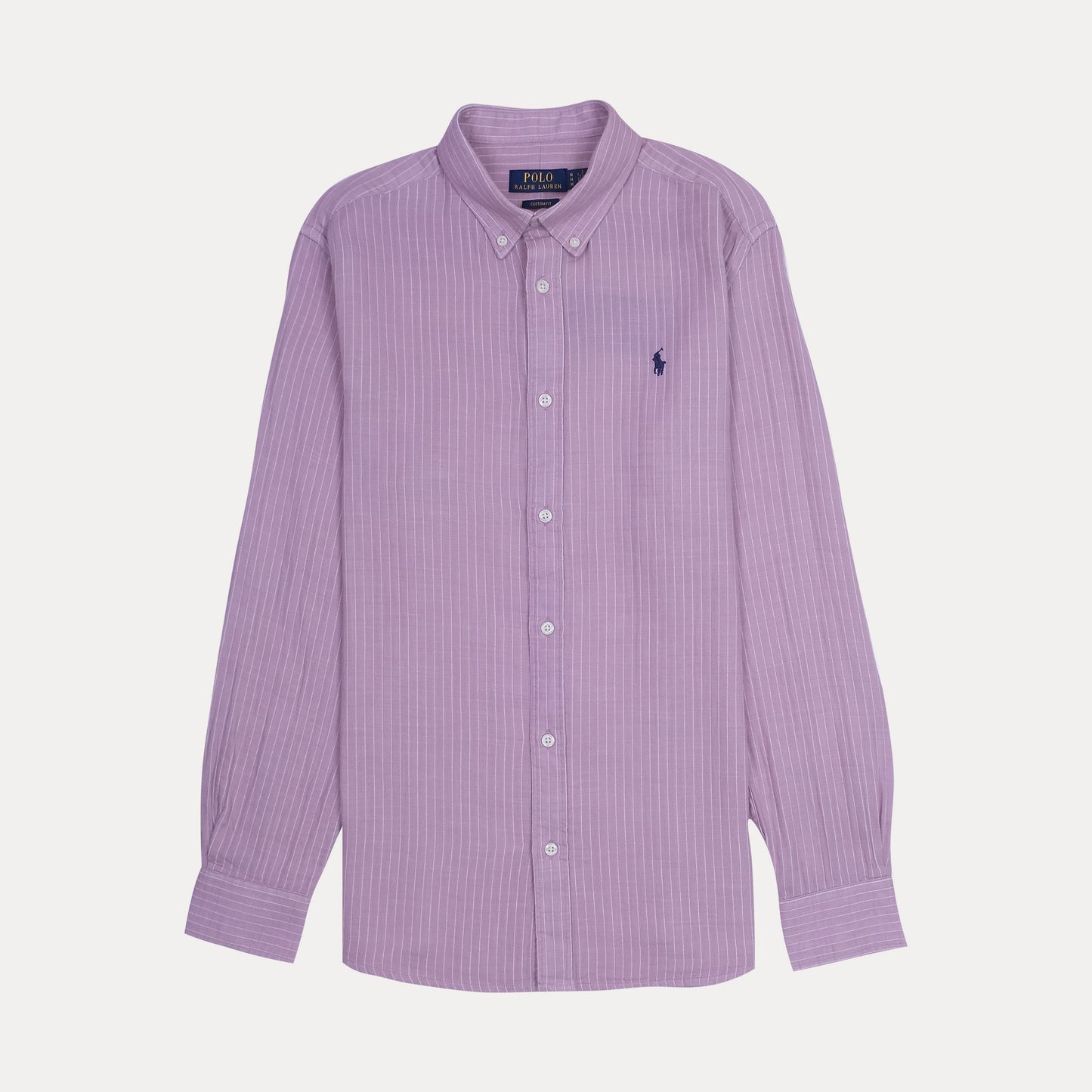 POLO RALPH LAUREN Serene Lilac Custom Fit Long Sleeve Dress Shirt