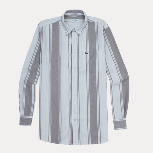 Lacoste Striped Casual Button-Up Shirt
