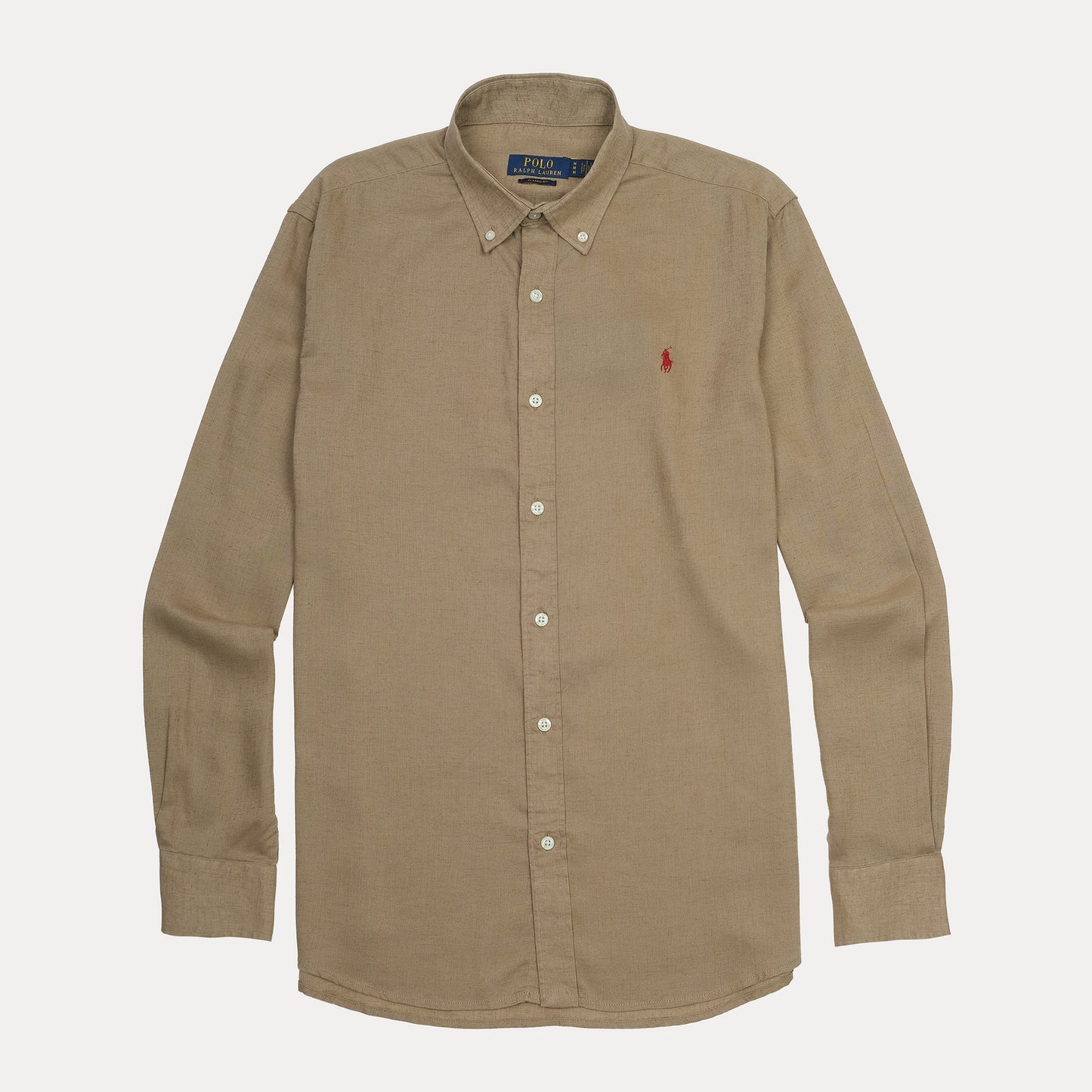 POLO RALPH LAUREN Rustic Copper Classic Relaxed Fit Long Sleeve Button-Up Shirt