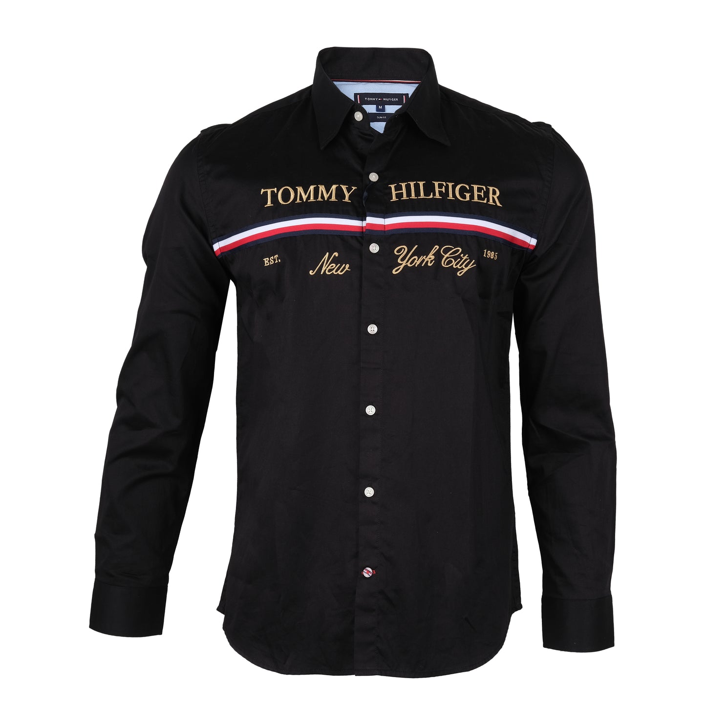 TOMMY HILFIGER Midnight Noir Slim Fit Long Sleeve Shirt