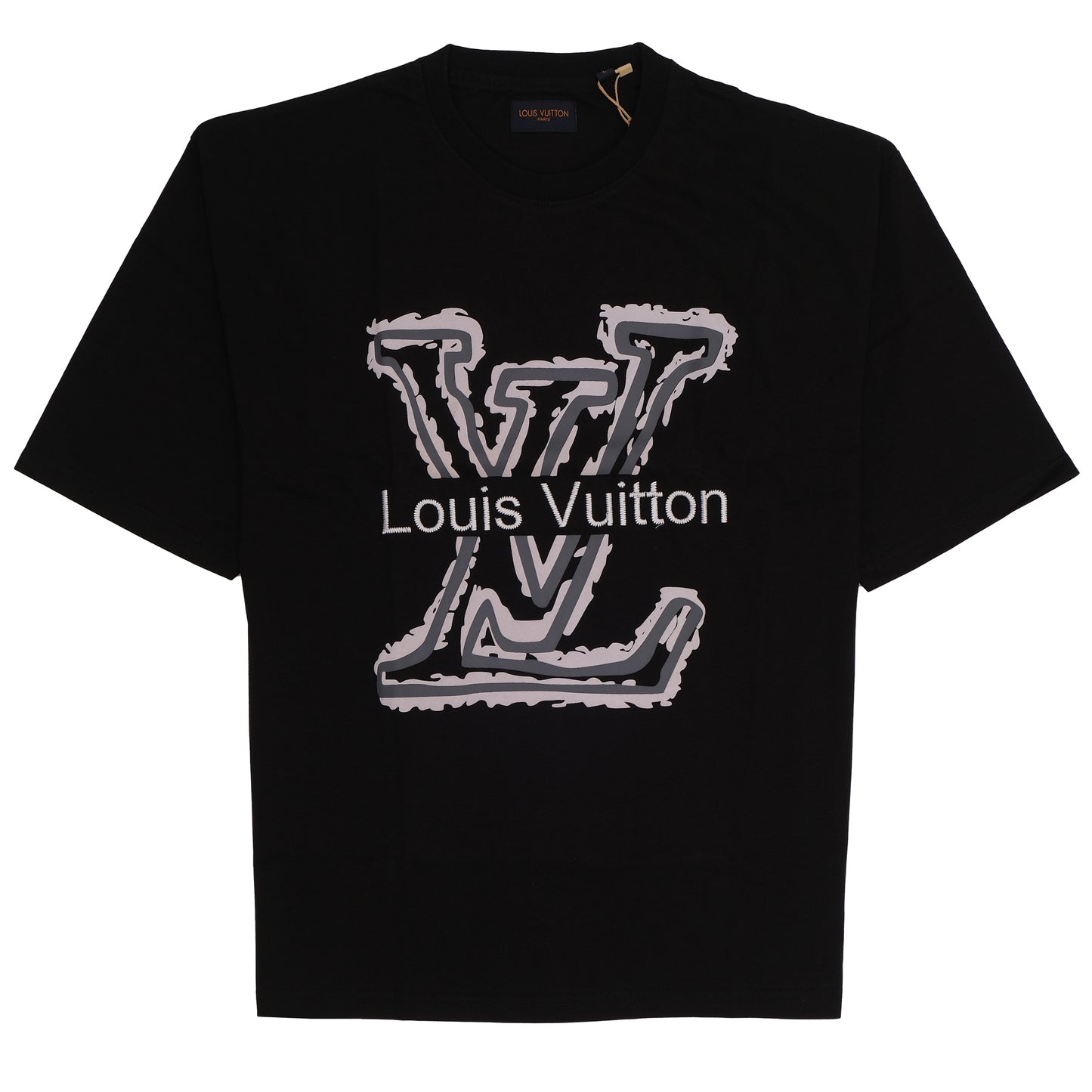 LOUIS VUITTON Black Graphic Logo T-Shirt