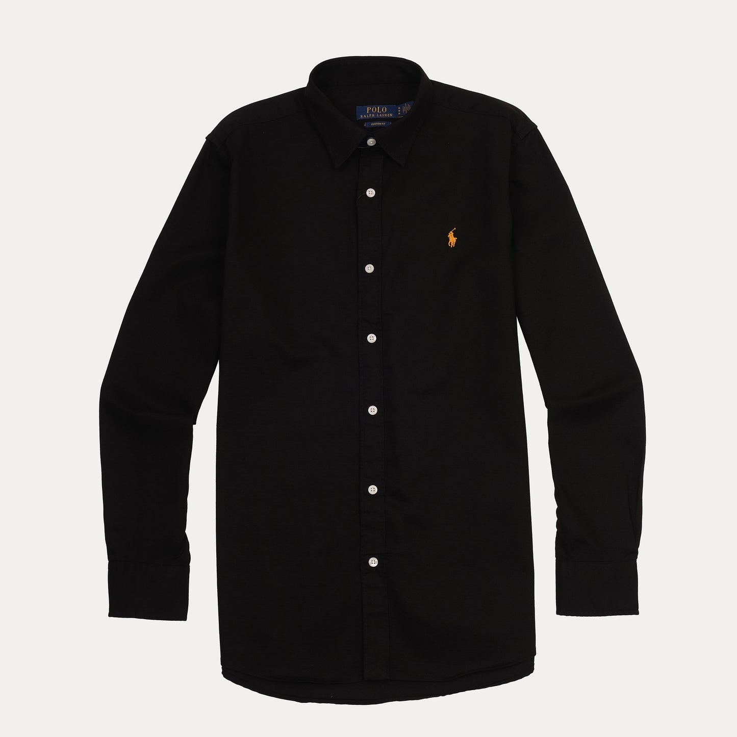 POLO RALPH LAUREN Custom Fit Black Button-Up Shirt