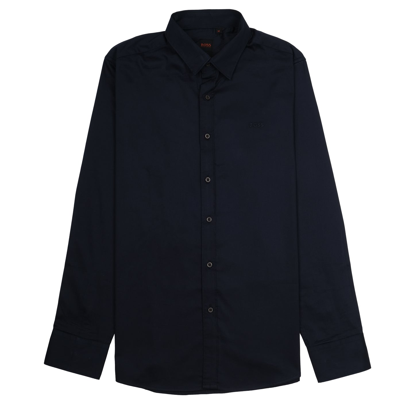 BOSS Midnight Navy Classic Fit Long Sleeve Button-Up Shirt