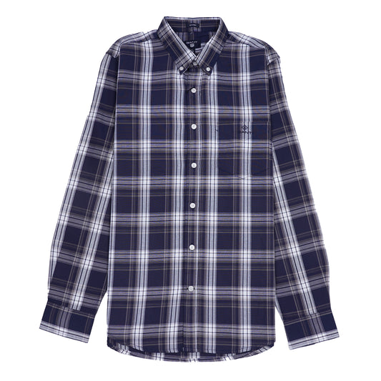 GANT Celestial Indigo Tailored Fit Long Sleeve Button-Down Shirt