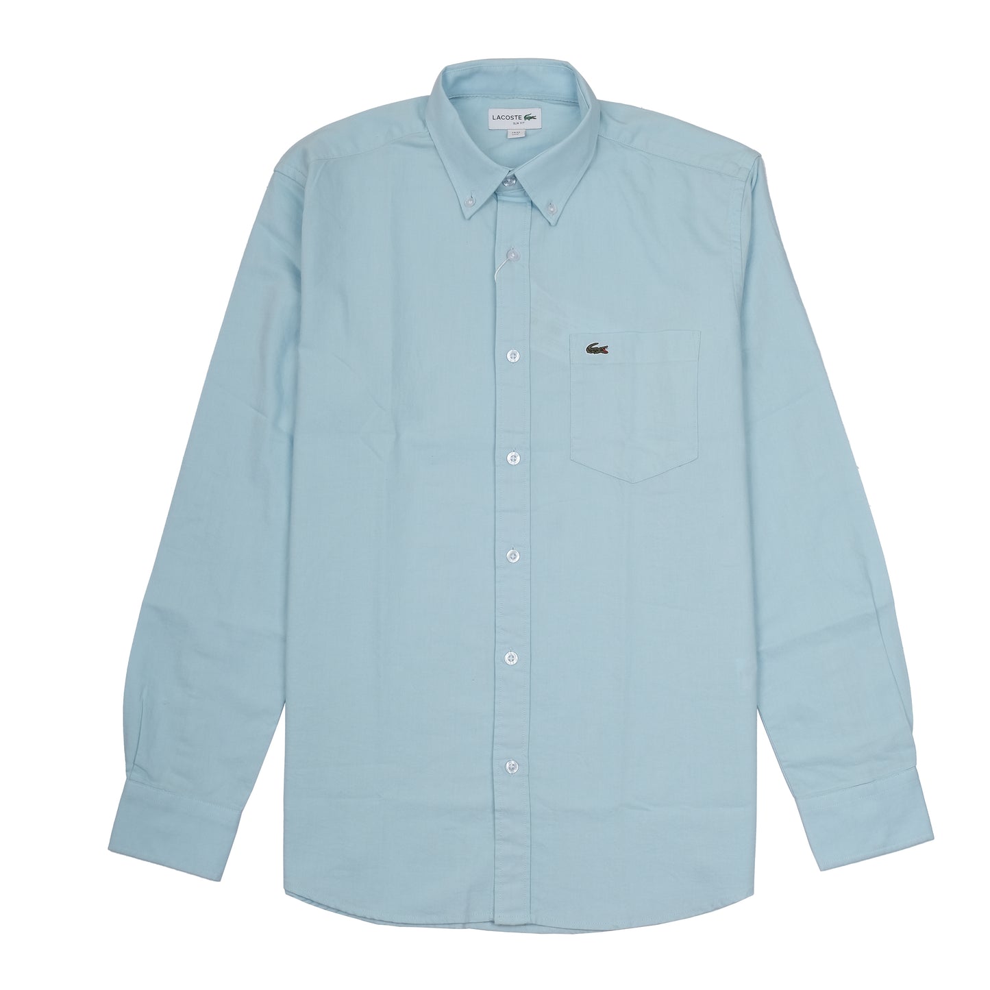 LACOSTE Light Blue Classic Fit Button-Up Shirt
