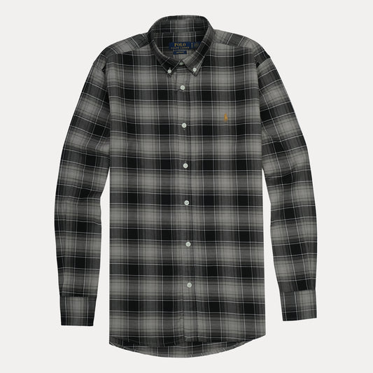 POLO RALPH LAUREN Obsidian Mist Custom Fit Long Sleeve Button-Up Shirt