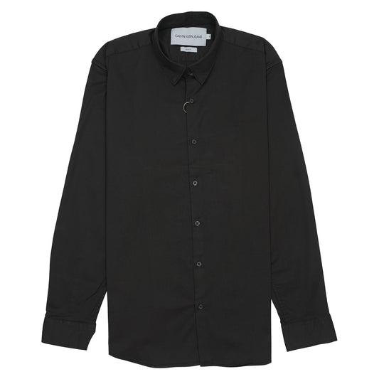 CALVIN KLEIN JEANS Ethereal Onyx Tailored Fit Long Sleeve Button-Up Shirt