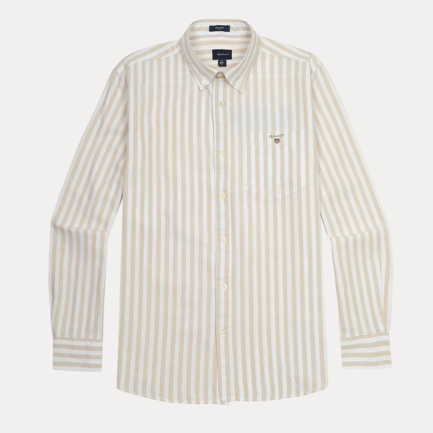 GANT Whispering Sand Tailored Fit Long Sleeve Button-Down Shirt