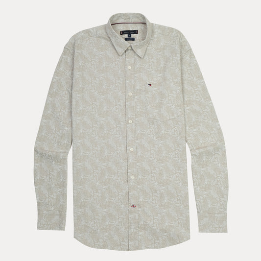 Tommy Hilfiger Regular Fit Leaf Print Shirt