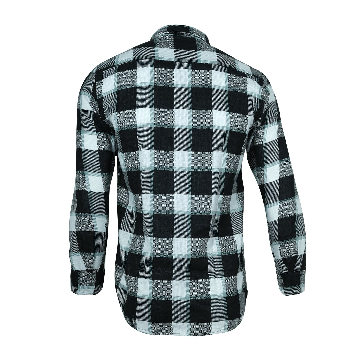 BURBERRY Midnight Aqua Check Regular Fit Long Sleeve Shirt