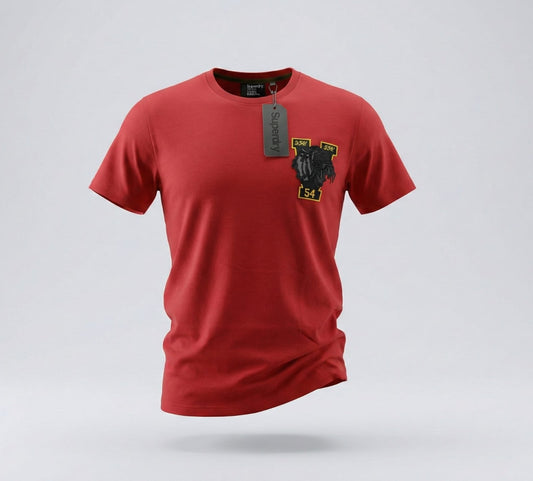 Superdry Graphic Print T-Shirt in Red BackPrint
