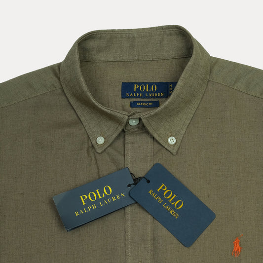 POLO RALPH LAUREN Lush Fern Classic Fit Long Sleeve Button-Up Shirt