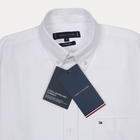 TOMMY HILFIGER Serene Pearl Classic Fit Long Sleeve Button-Down Shirt