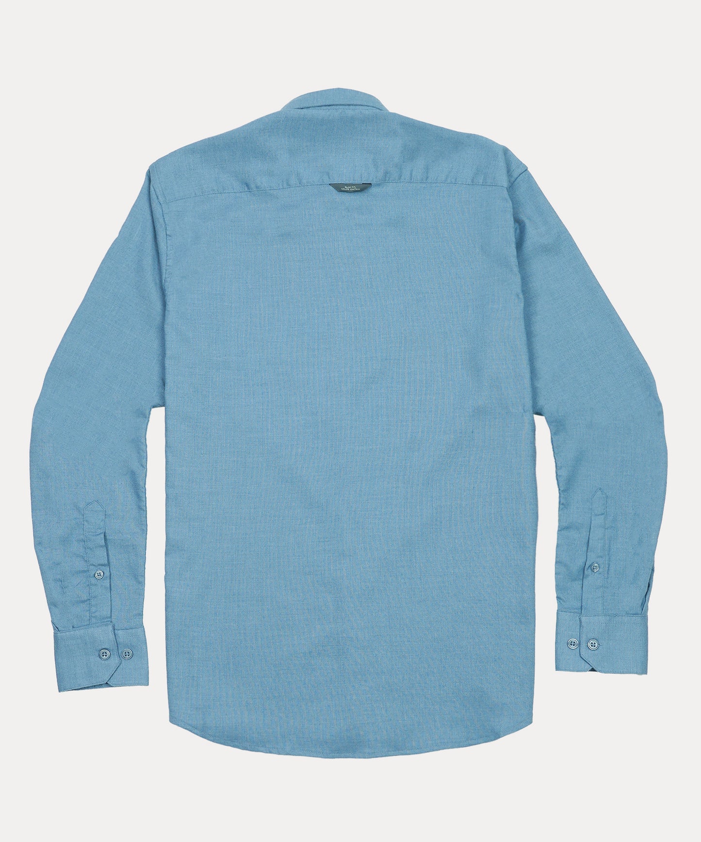 A|X Tranquil Azure Tailored Fit Long Sleeve Chambray Shirt
