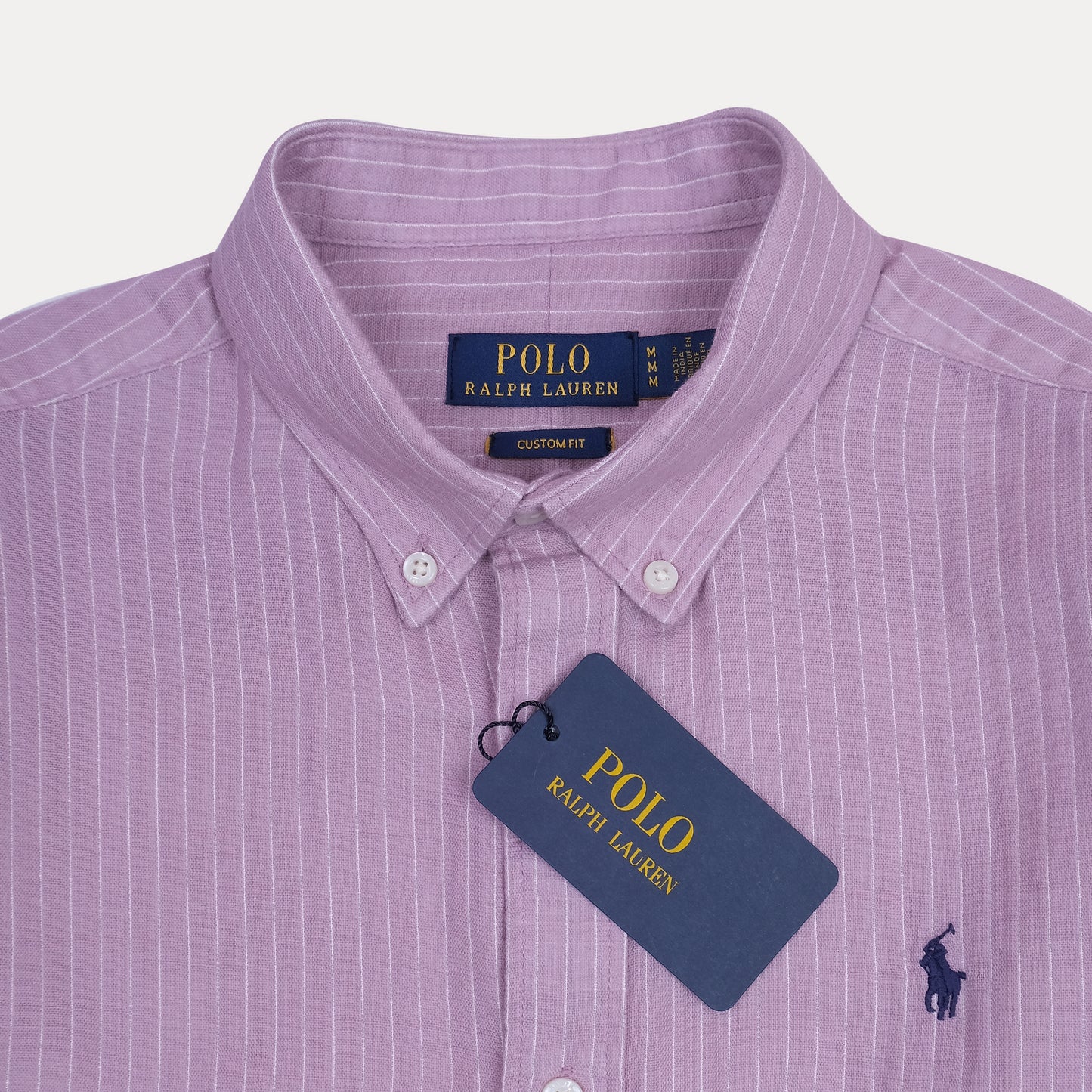 POLO RALPH LAUREN Serene Lilac Custom Fit Long Sleeve Dress Shirt