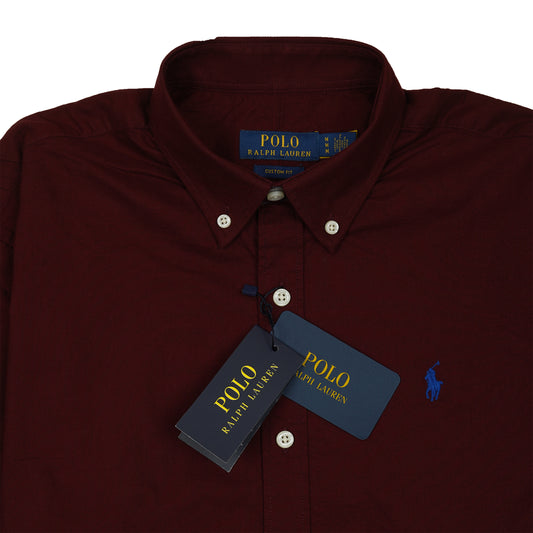 POLO RALPH LAUREN Ember Garnet Classic Fit Long Sleeve Button-Down Shirt