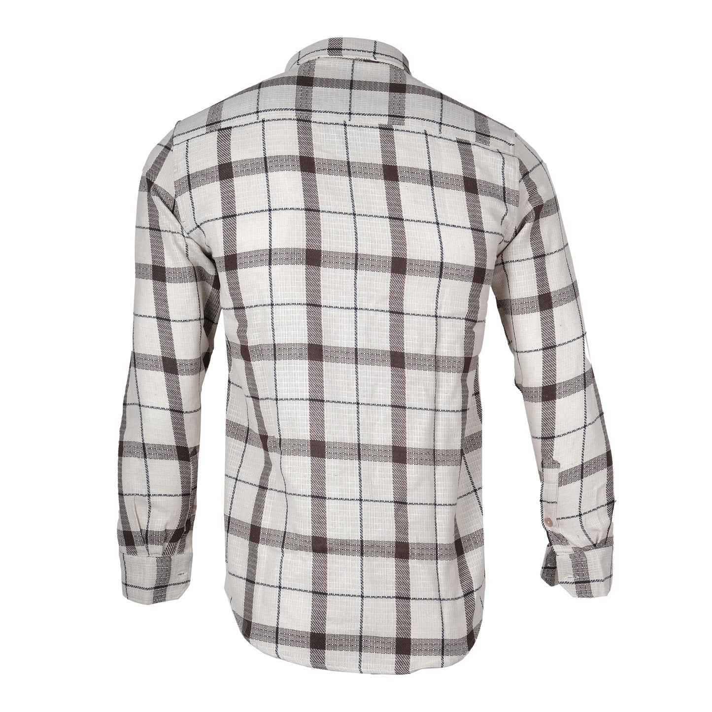 Burberry Beige Check Regular Fit Long Sleeve Shirt