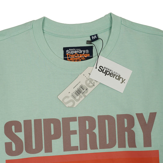 SUPERDRY Serene Aqua Relaxed Fit Short Sleeve T-Shirt