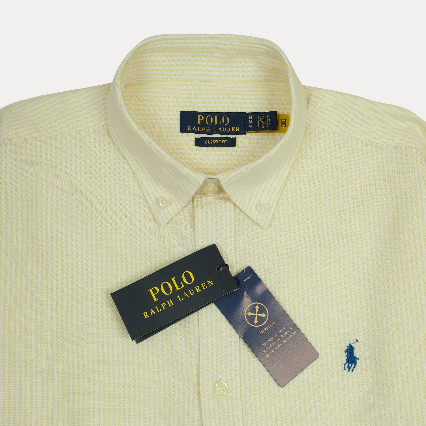 POLO RALPH LAUREN Radiant Lemonade Classic Fit Long Sleeve Striped Button-Down Shirt