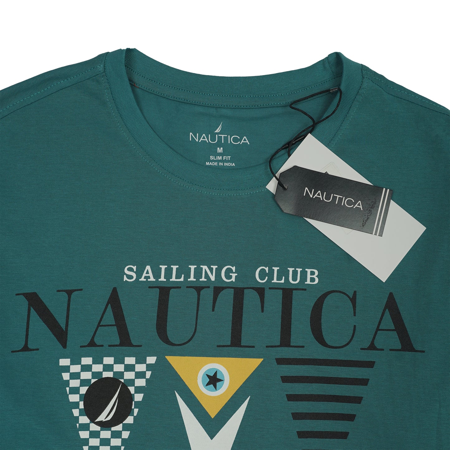 NAUTICA Lush Teal Effortless Fit Short Sleeve T-Shirt
