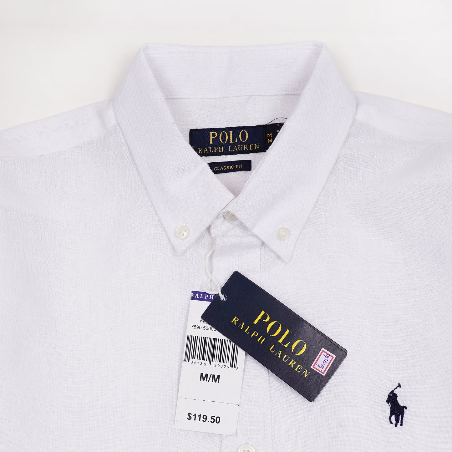 POLO RALPH LAUREN Lucent Pearl Classic Fit Long Sleeve Button-Down Shirt