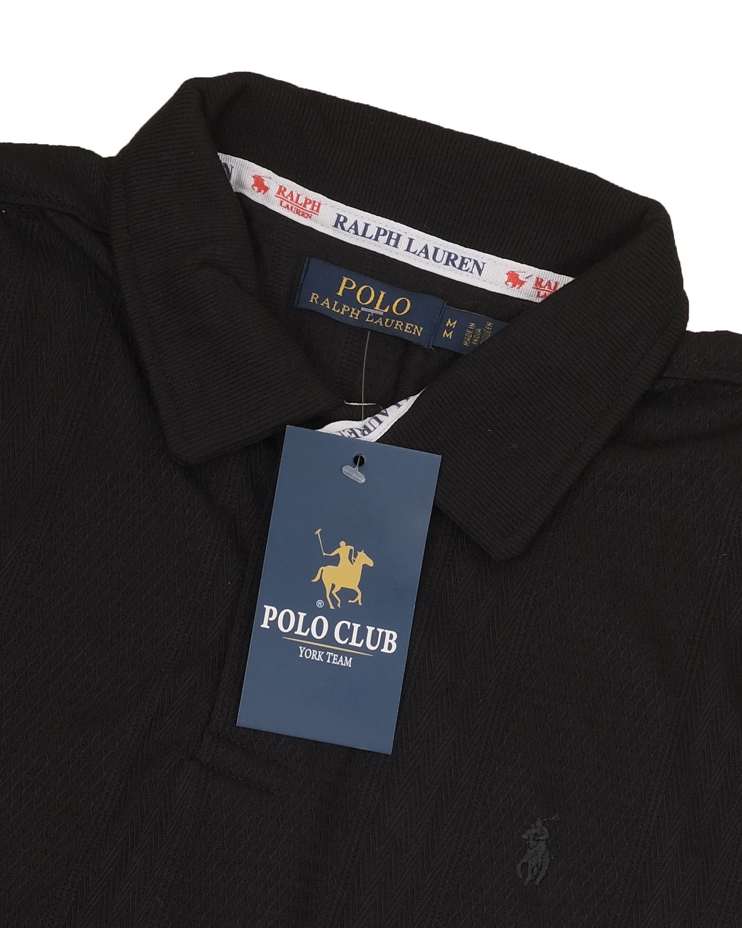 RALPH LAUREN Black Classic Cotton Slim Fit Polo Shirt