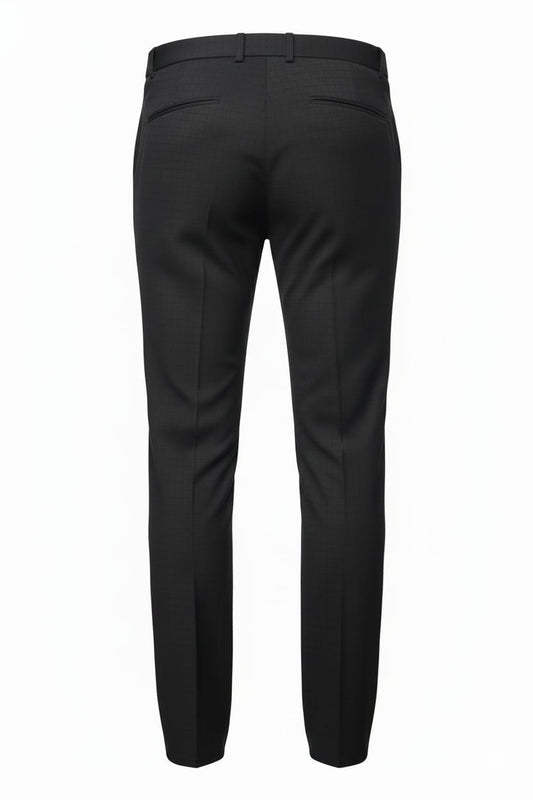 Calvin Klein Tailored Black Check Trousers