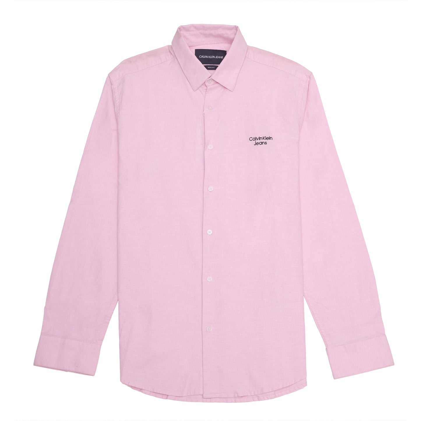 CALVIN KLEIN Pink Casual Button-Up Shirt