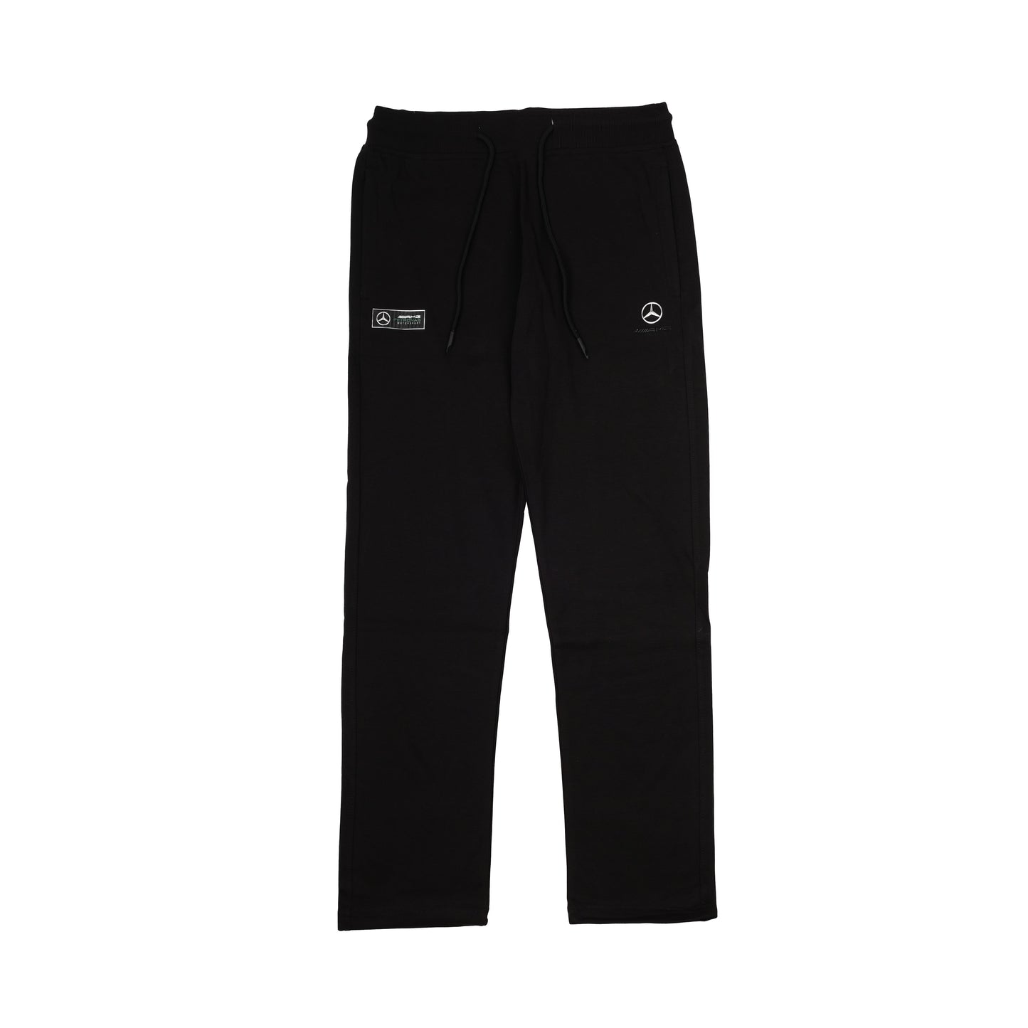 PUMA MERCEDES AMG Black Logo Patch Heritage Fleece Jogger Pants