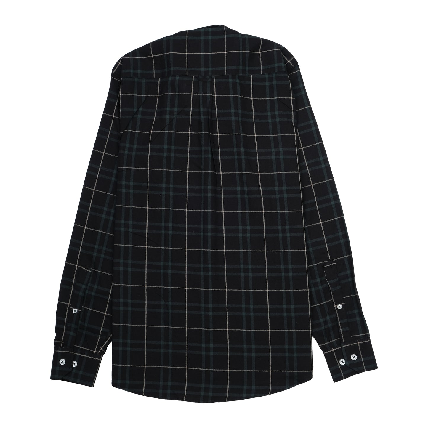 LACOSTE Midnight Plaid Classic Fit Long Sleeve Shirt