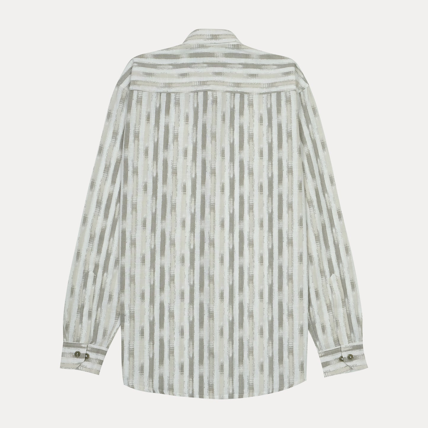 POLO Serene Silver Elegant Fit Long Sleeve Button-Up Shirt