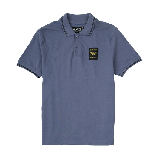 ARMANI EXCHANGE Azure Mist Classic Fit Polo Shirt