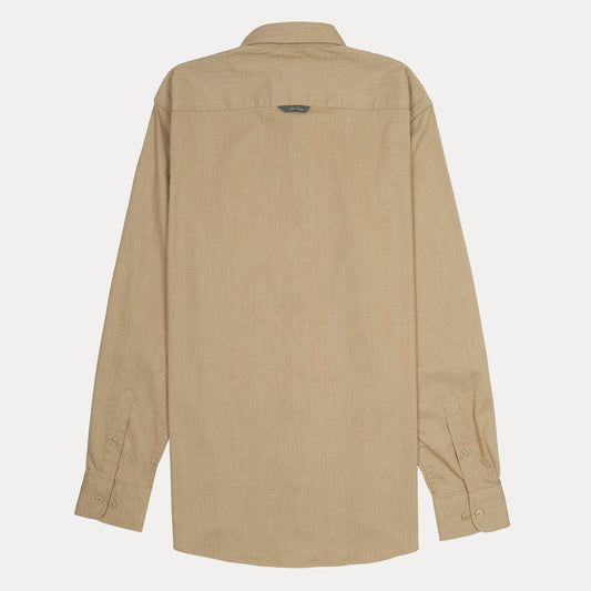 ARMANI EXCHANGE Sandstone Whisper Slim Fit Long Sleeve Textured Button-Up Shirt