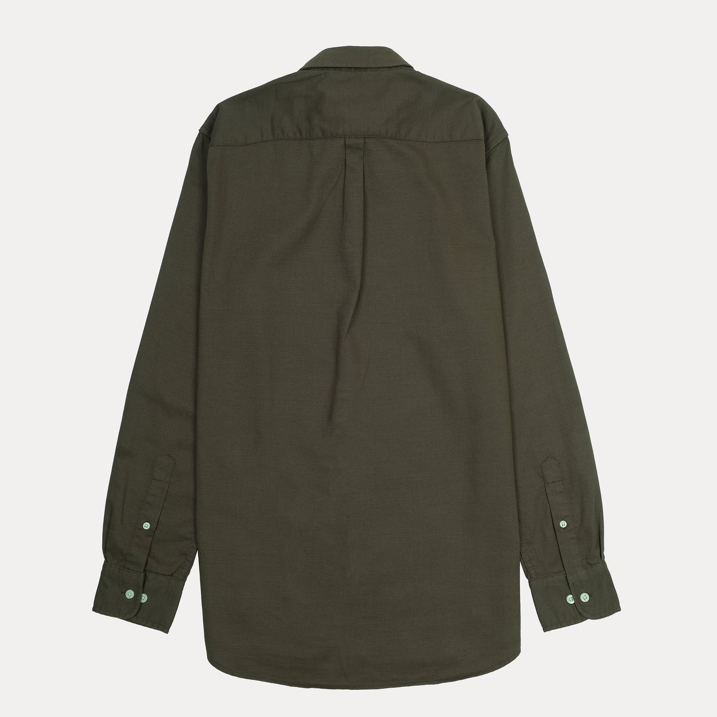 POLO RALPH LAUREN Custom Fit Long Sleeve Shirt in Dark Olive