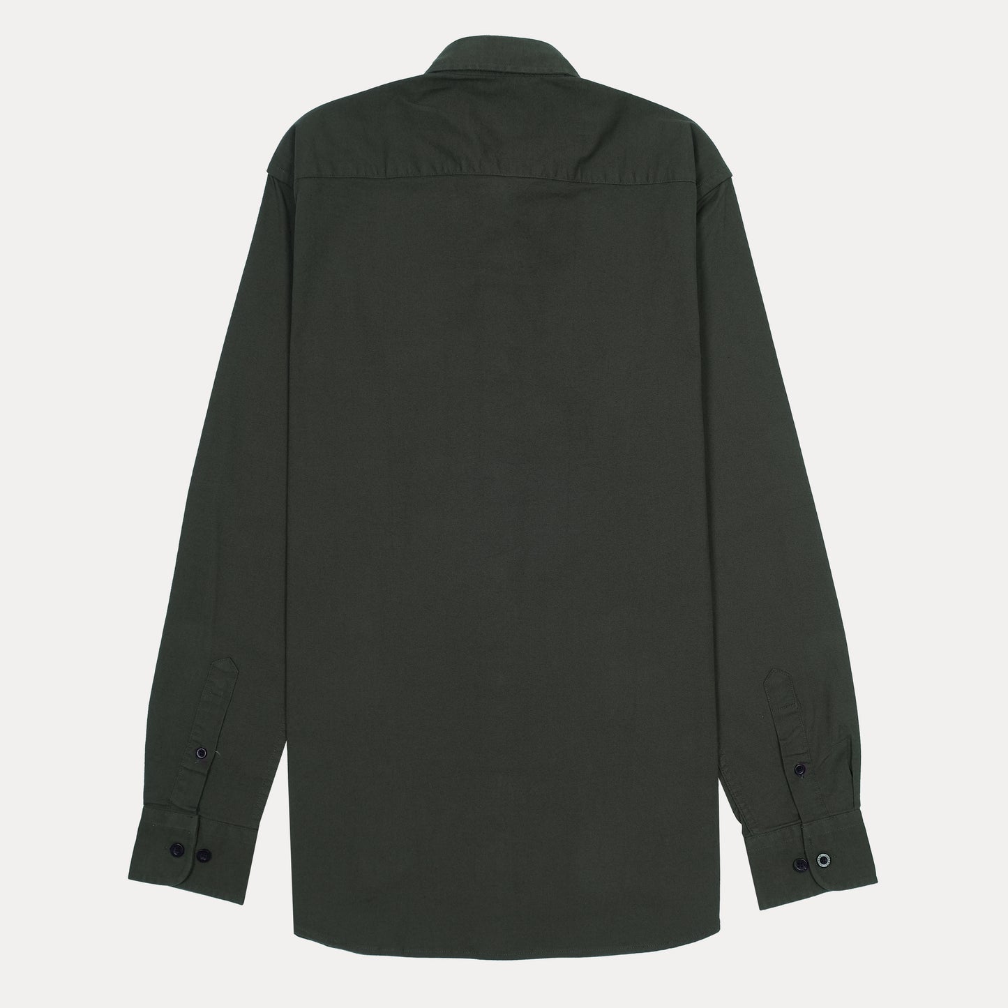 LACOSTE Midnight Onyx Tailored Fit Long Sleeve Button-Up Shirt