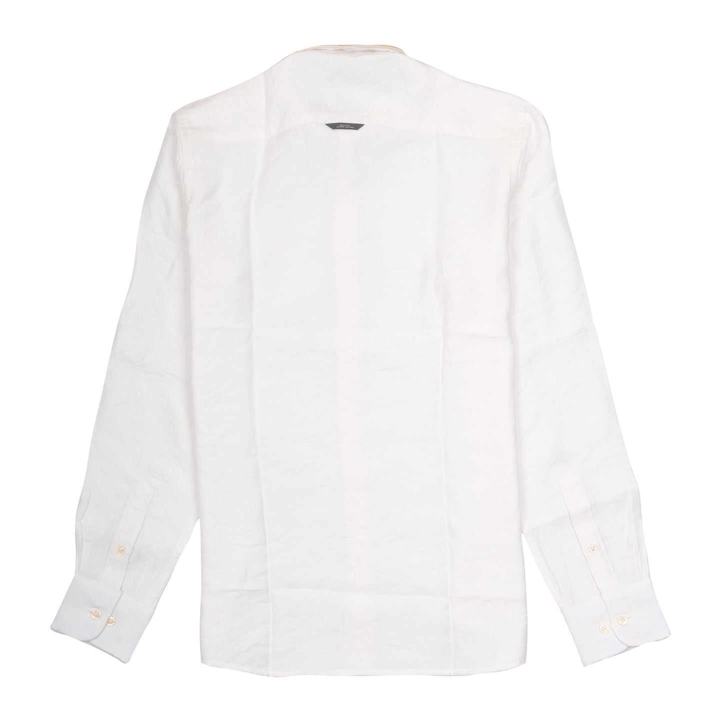 Armani Exchange Classic White Linen Long Sleeve Shirt