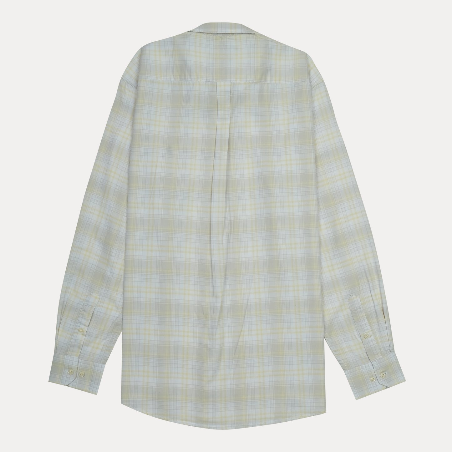 POLO Ralph Lauren Custom Fit Plaid Shirt in Soft Yellow