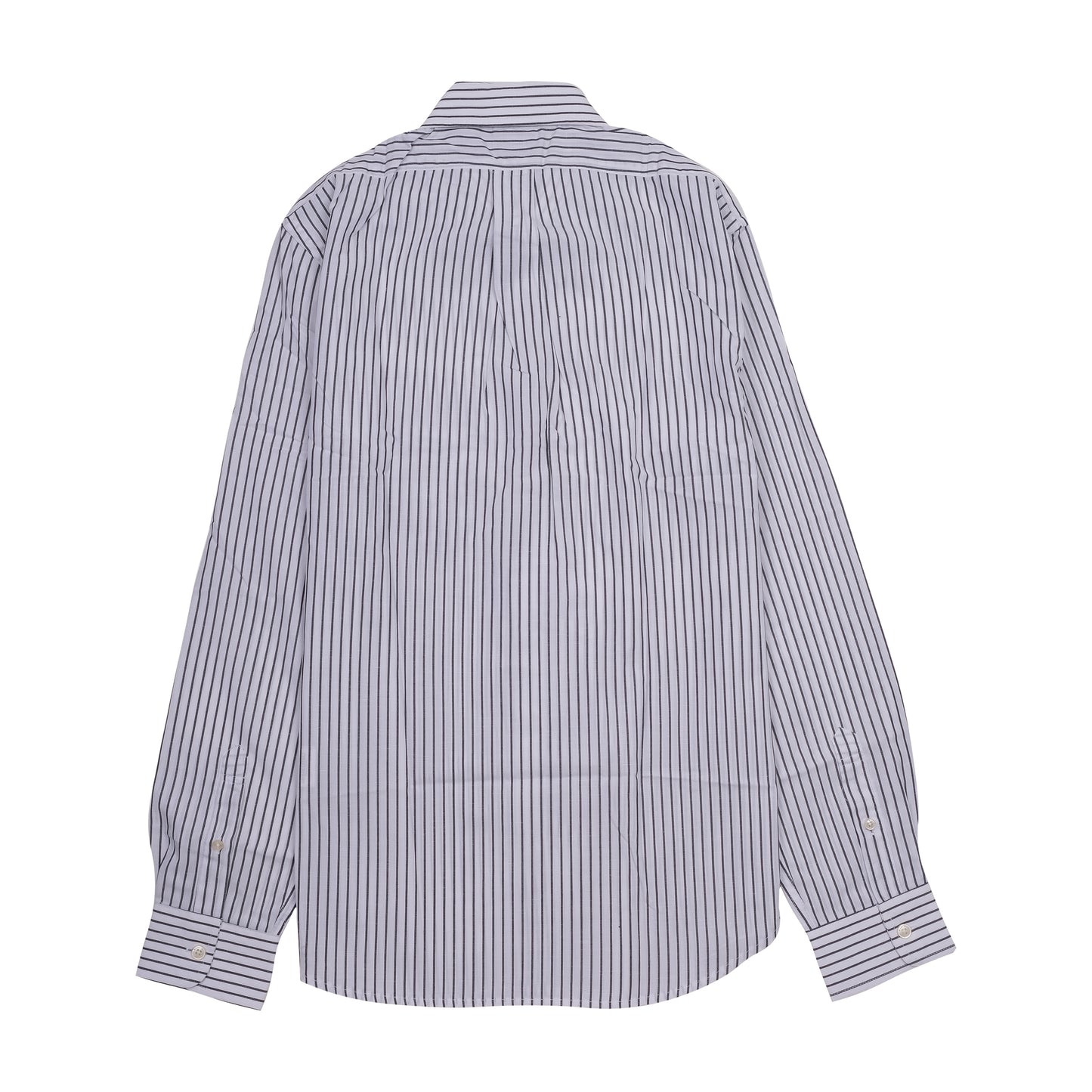 BROOKS BROTHERS Oceanic Sapphire Regal Fit Long Sleeve Striped Dress Shirt with Crest