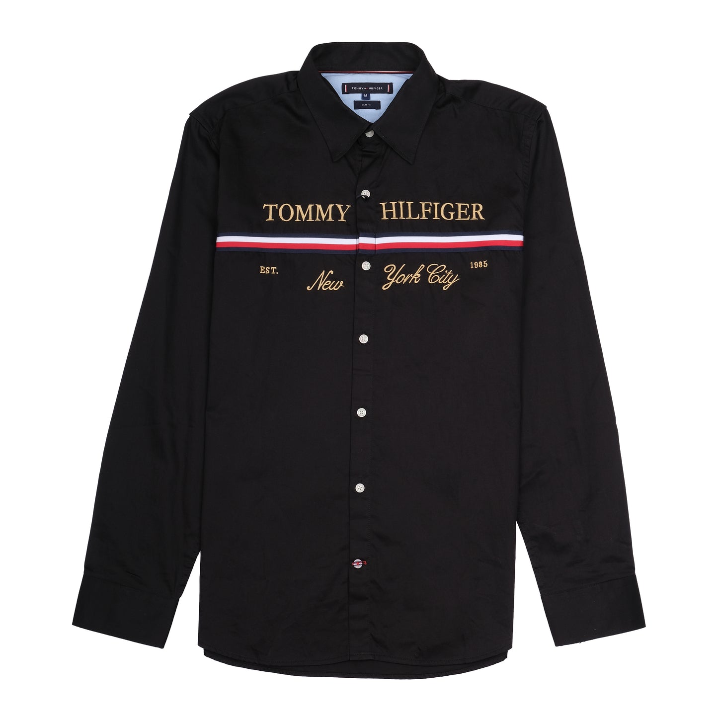TOMMY HILFIGER Midnight Noir Slim Fit Long Sleeve Shirt