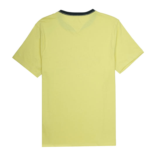 TOMMY HILFIGER Luminous Lemon Graphic Logo Crew Neck Tee