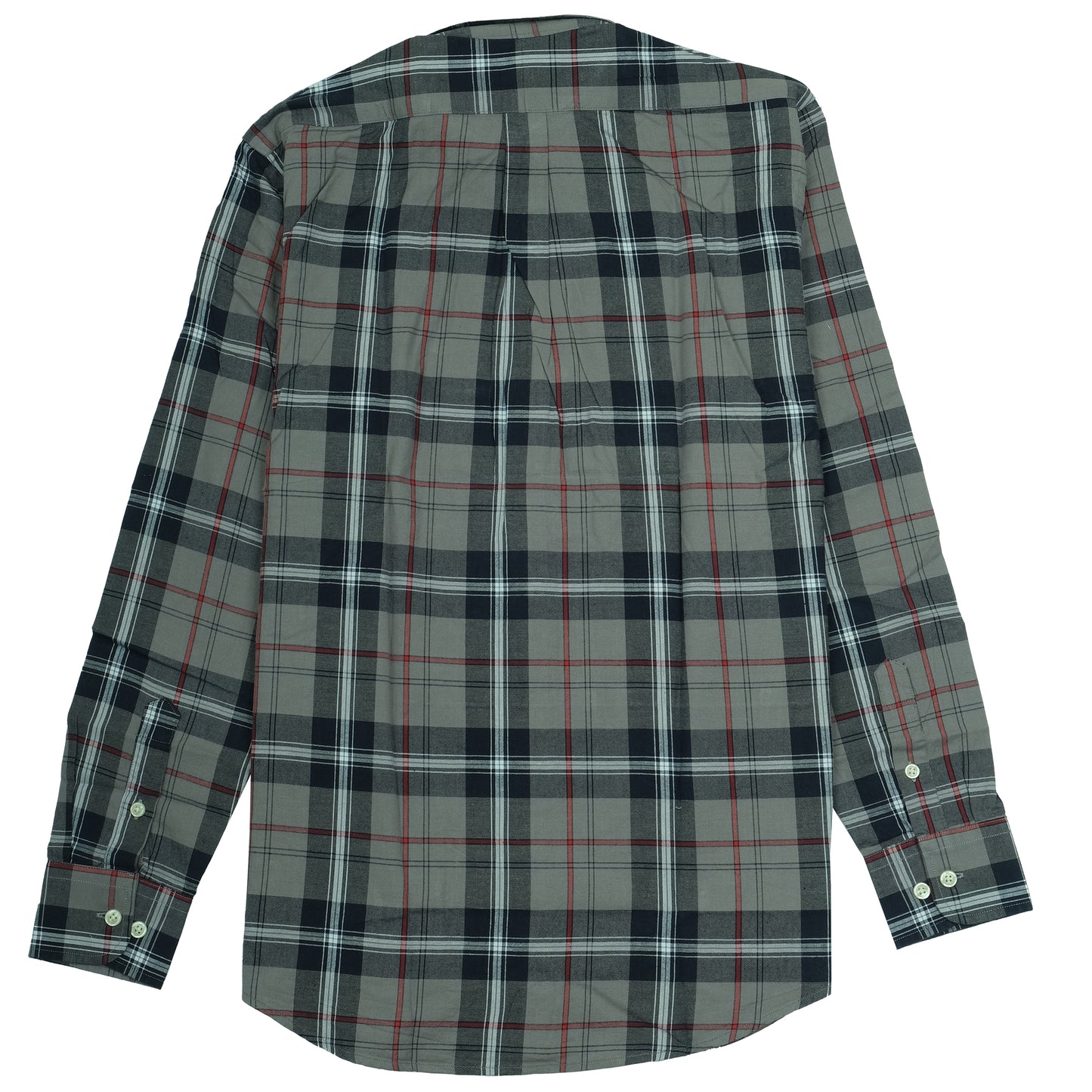Ralph Lauren Plaid Grey Custom Fit Long Sleeve Shirt
